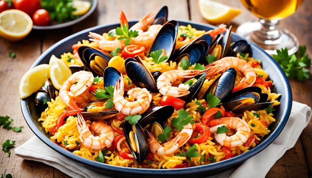 Seafood Paella