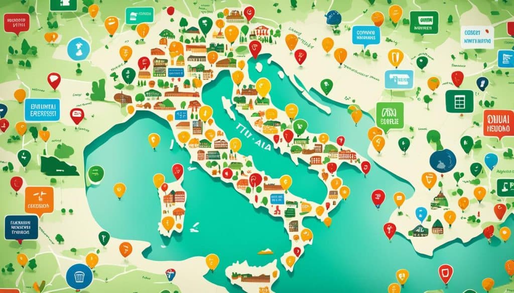 Types of company addresses Italy