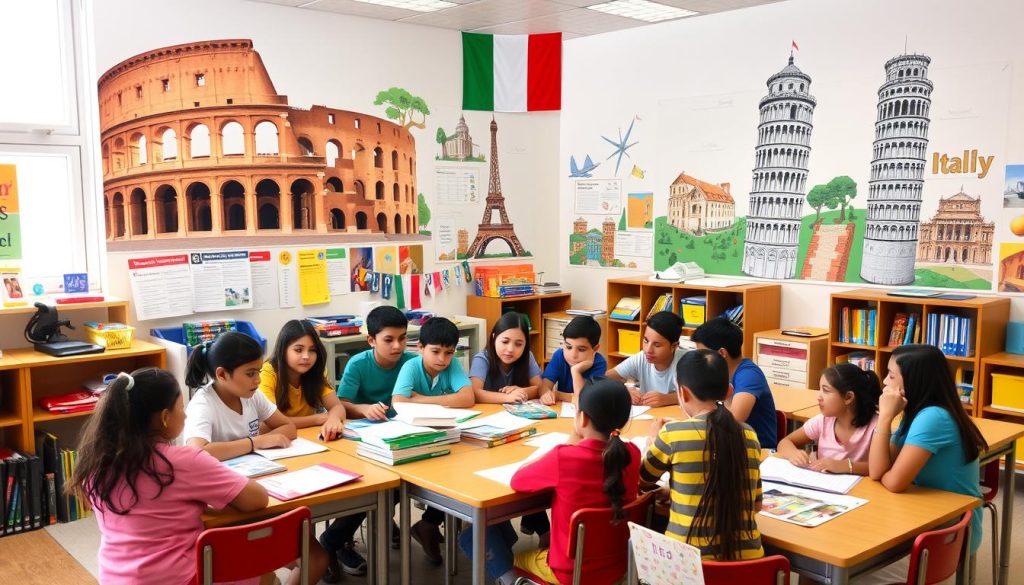 Language services in Italy offering educational opportunities