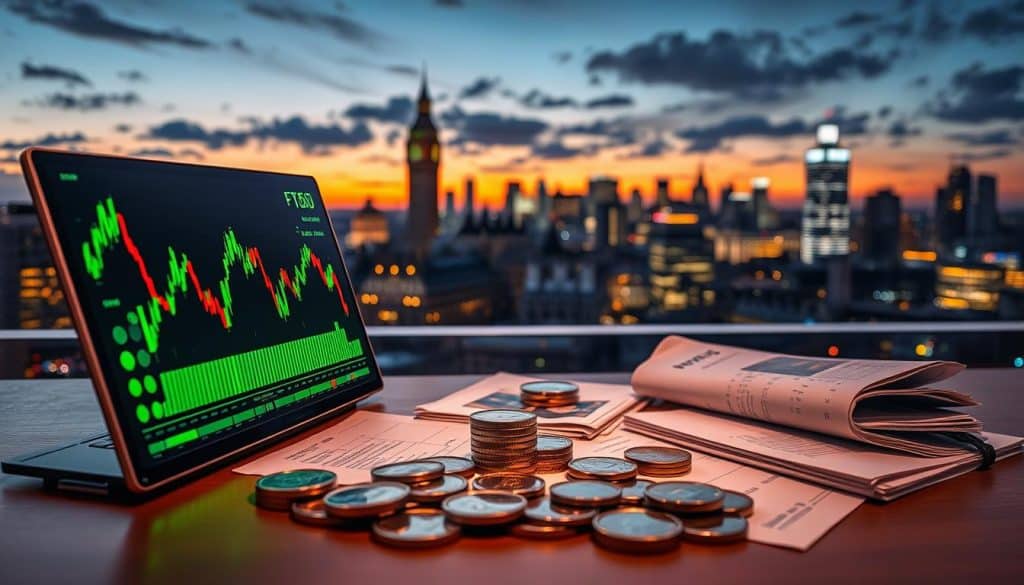 FTSE 100 equity investments tracker funds
