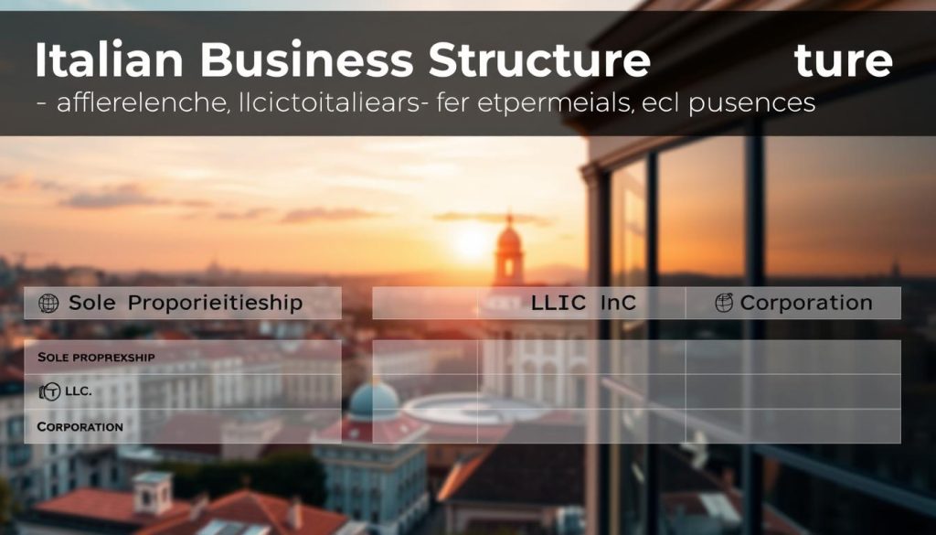 Italian business structures comparison for entrepreneurs Italian business structures comparison for entrepreneurs
