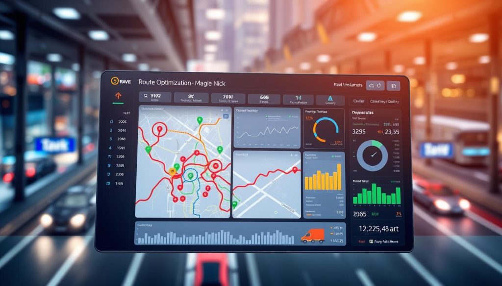 route optimisation and real-time tracking logistics dashboard