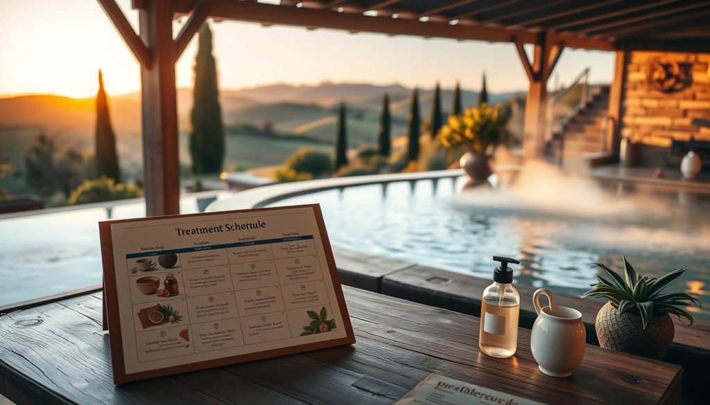 wellness travel Italy thermal treatment schedule wellness travel Italy thermal treatment schedule